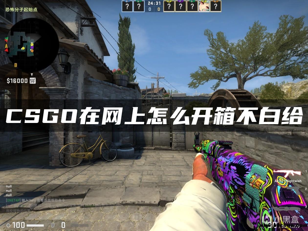 CSGO在网上怎么开箱不白给