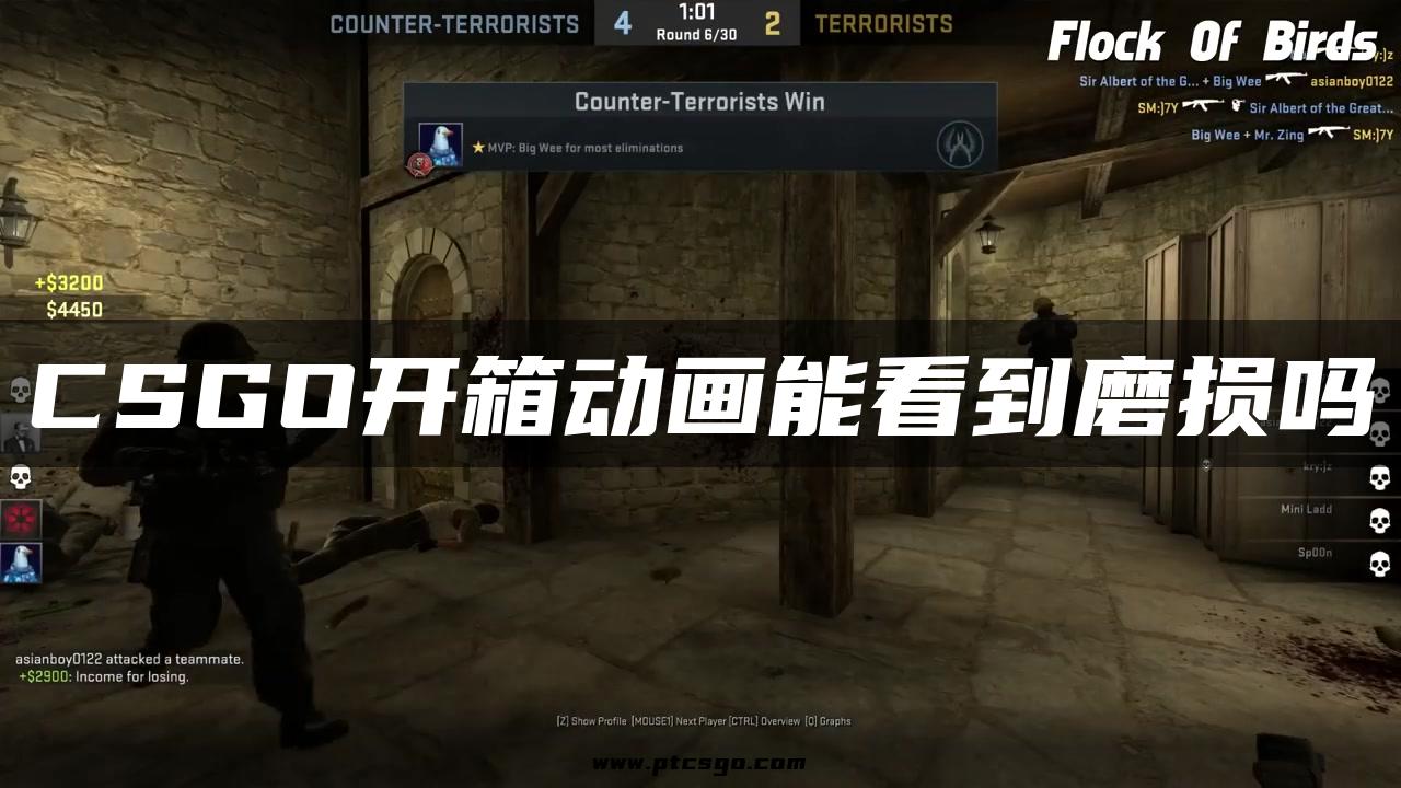 CSGO开箱动画能看到磨损吗