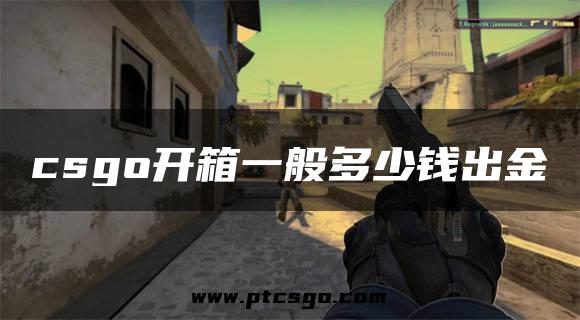 csgo开箱一般多少钱出金