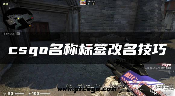 csgo名称标签改名技巧