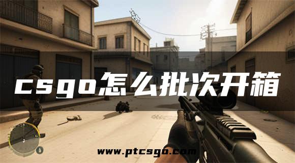 csgo怎么批次开箱