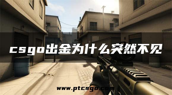 csgo出金为什么突然不见