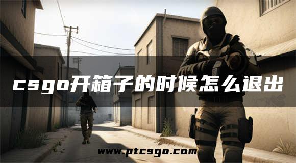 csgo开箱子的时候怎么退出