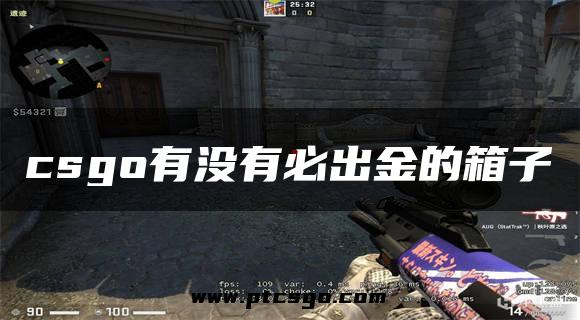 csgo有没有必出金的箱子