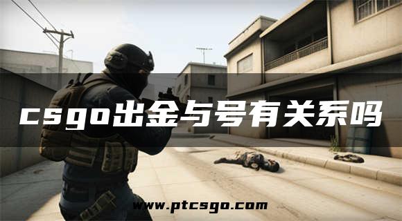 csgo出金与号有关系吗