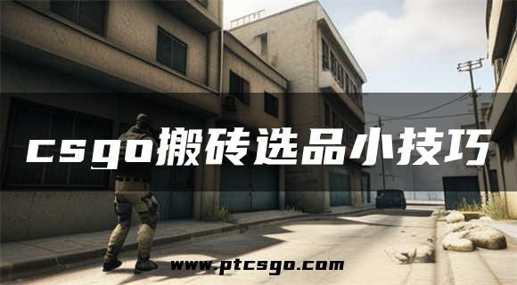 csgo搬砖选品小技巧